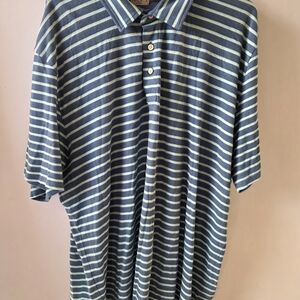 Faherty Brand Striped Polo Shirt – Men’s XXL